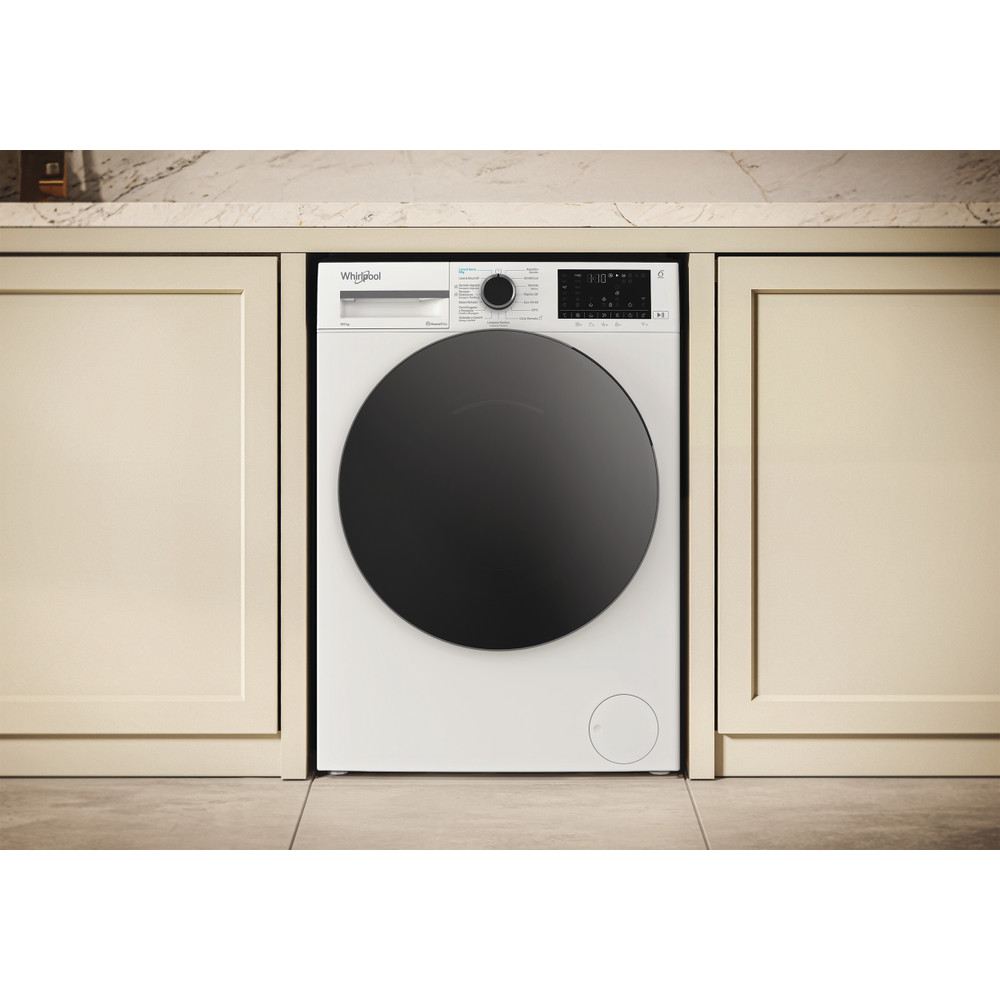 Whirlpool Lavadora secadora Libre instalación WAD 9636W SPT Blanco Cargador frontal Lifestyle frontal