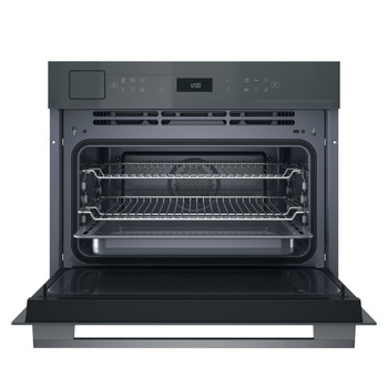 Whirlpool Microgolfoven Inbouw WCT7A9PHTSSG Stardust grey glossy Elektronisch 52 Combimicrogolfoven 950 Frontal open