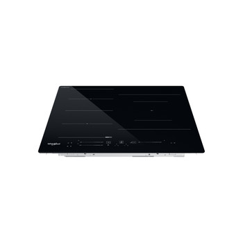 Whirlpool Table de cuisson WF S9860 CPNE Noir Induction vitroceramic Frontal top down