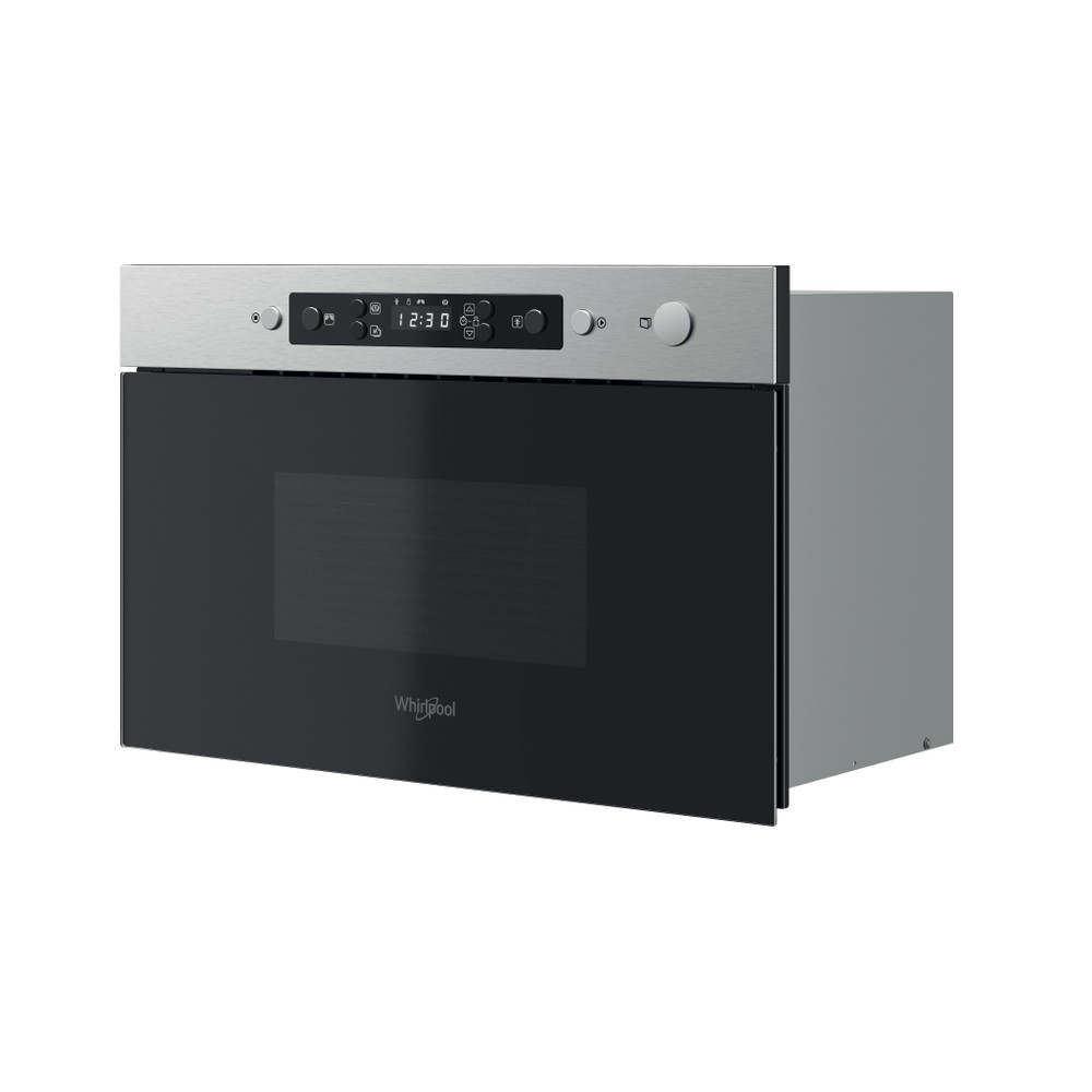 Whirlpool Мікрохвильова піч Вбудований (-а) MBNA910X Нержавіюча сталь Електронне 22 Мікрохвильова піч 750 Perspective