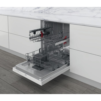 Whirlpool Lavavajillas Encastre WI 3010 Full-integrated F Perspective open