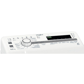 Whirlpool Práčka Voľne stojace TDLR 65230SS CS/N Biela Zhora plnená D Control panel