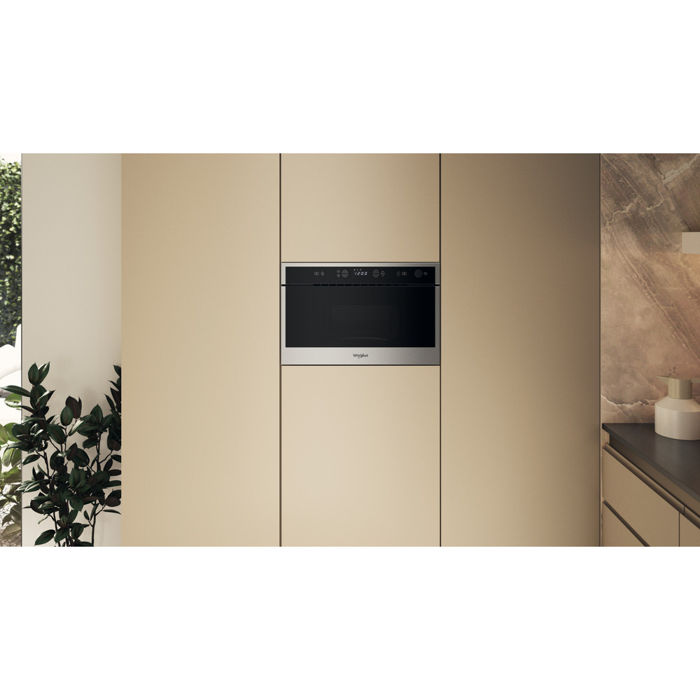 Whirlpool Microgolfoven Inbouw WMN461BX Roestvrij staal Elektronisch 22 Alleen microgolven 750 Lifestyle frontal