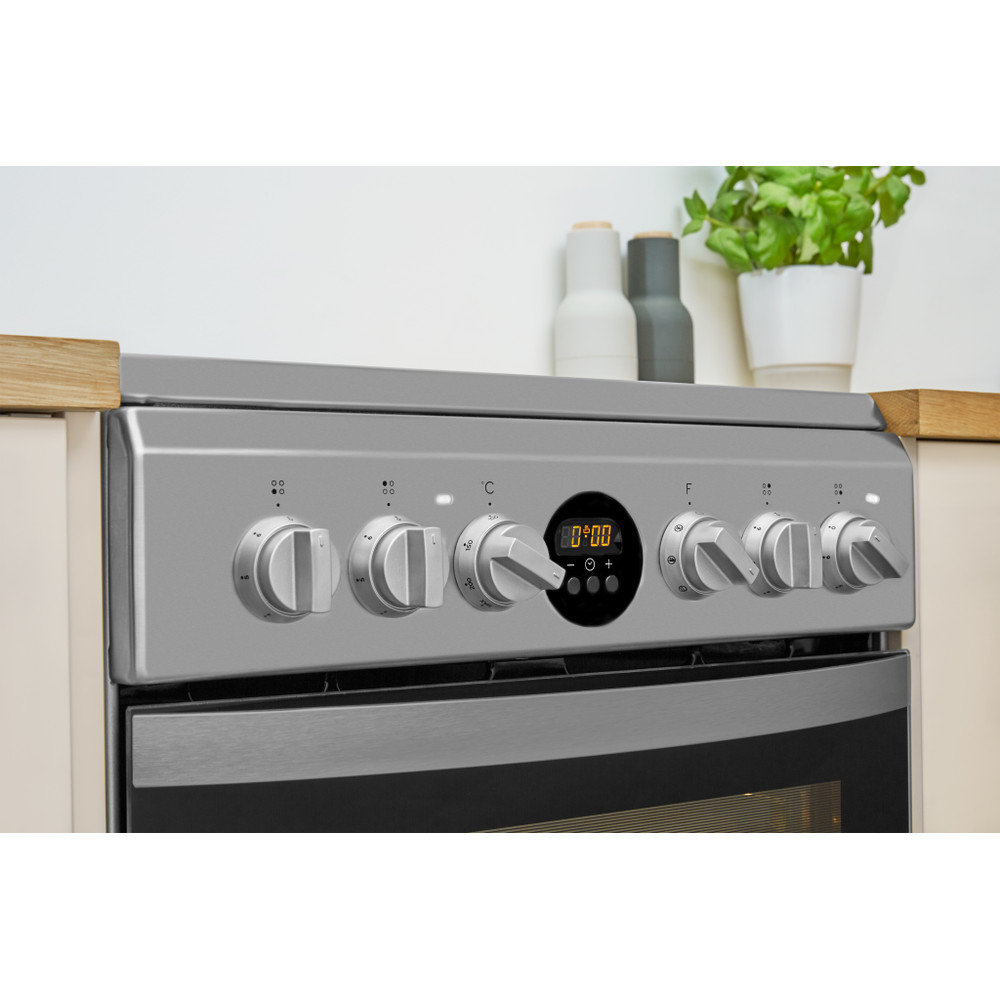 Indesit Tűzhely IS5V5CCX/EU Inox Electrical Lifestyle control panel