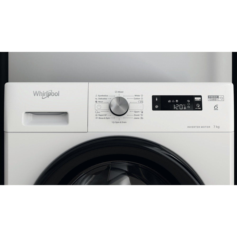 Whirlpool Maşină de spălat rufe Independent FFS 7259 B EE Alb Încărcare frontală B Lifestyle control panel