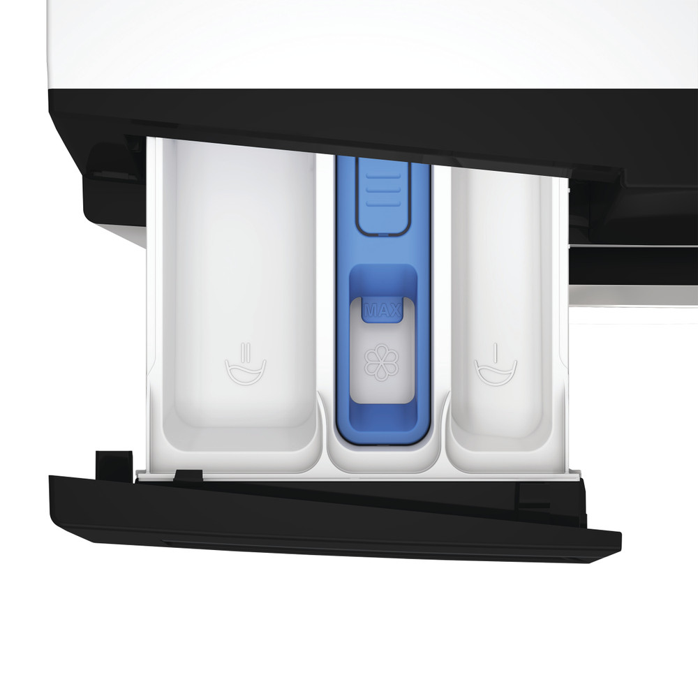Bauknecht Lave-linge Appareil à pose libre BKWM6109 Blanc Chargeurs frontaux A Drawer