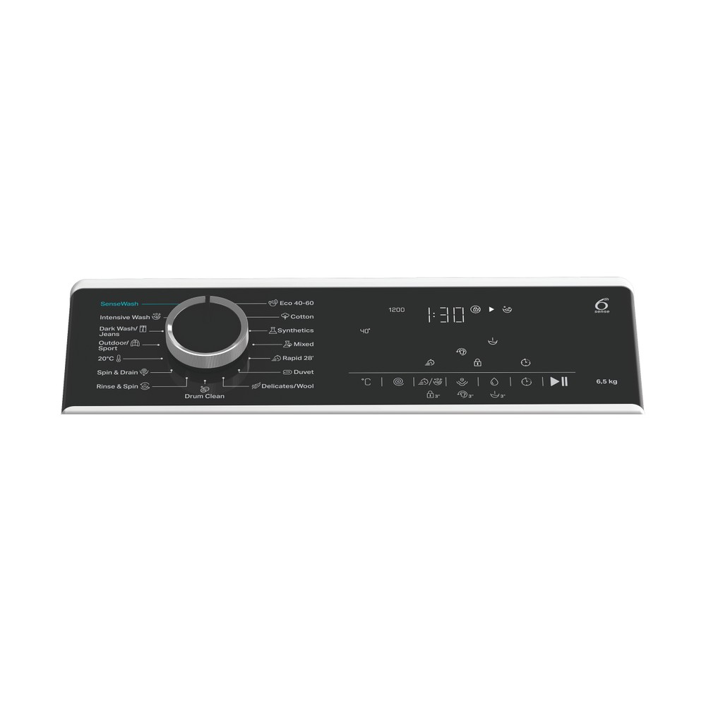 Whirlpool Pračka Volně stojící TW6521DBSWEE Bílá Vrchem plněná A Program