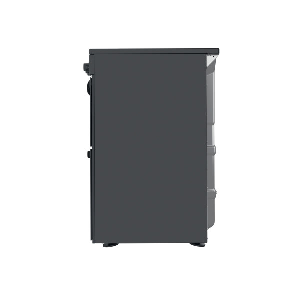 Indesit Double Cooker ID67V9KMB/UK Black A Back / Lateral