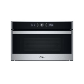 Whirlpool Mikrohullámú sütő Beépíthető WMD44MX Rozsdamentes acél Elektromos 31 Mikrohullám+Grill funkció 1000 Frontal