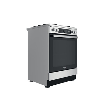 Whirlpool Aragaz WS68G8ACXT/E/1 Inox Gaz Perspective