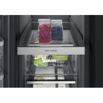 Whirlpool Side-by-Side Szabadonálló WQ9I FO1BX Black Steel Drawer