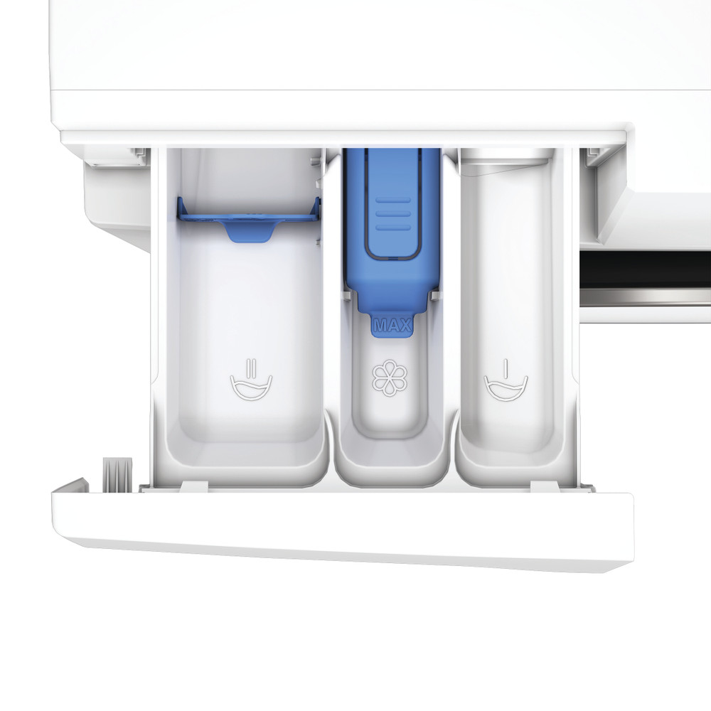 Hotpoint Lave-linge Pose-libre H 101 ANTI STAIN FR Blanc Lave-linge frontal A Drawer