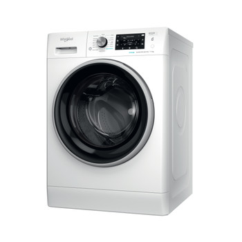Whirlpool Washing machine Freestanding FFD 11469 BSV UK White Front loader A Perspective