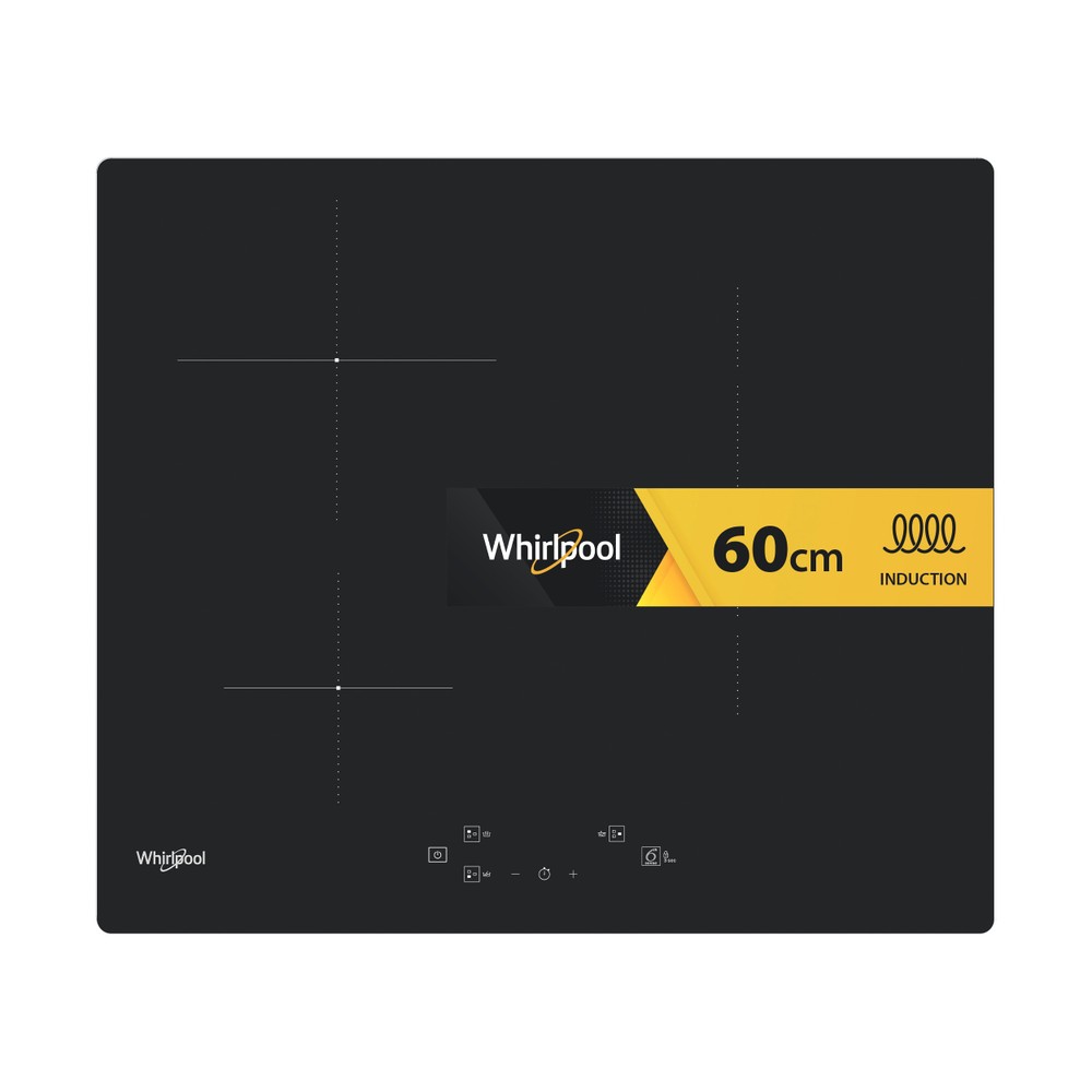 Whirlpool Encimera WS Q5760 NE Negro Induction vitroceramic Frontal