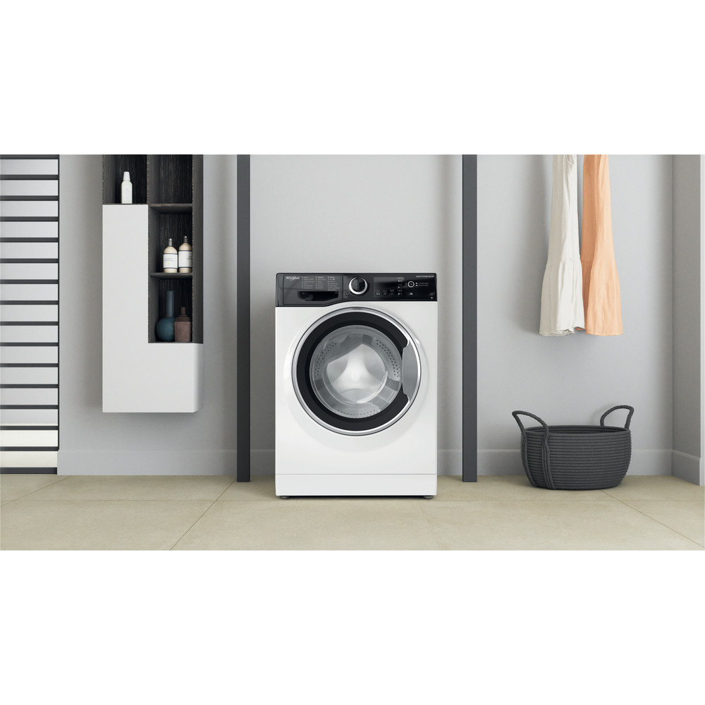 Whirlpool Пральна машина Соло WRBSB 6228 B UA Білий Front loader A+++ Lifestyle frontal