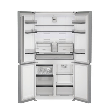 Whirlpool Side-by-Side Freestanding WHGF 6534 X4UK Black/Inox Frontal open