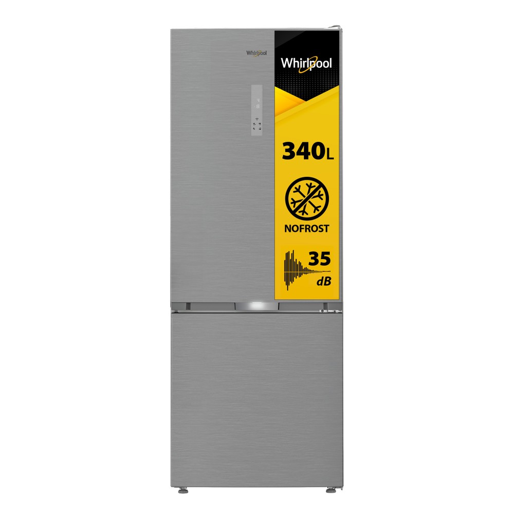 Whirlpool Koel/vriescombinatie Vrijstaand WHK2 6494 X6E New Silver – ARC 1035 2 deuren Perspective open