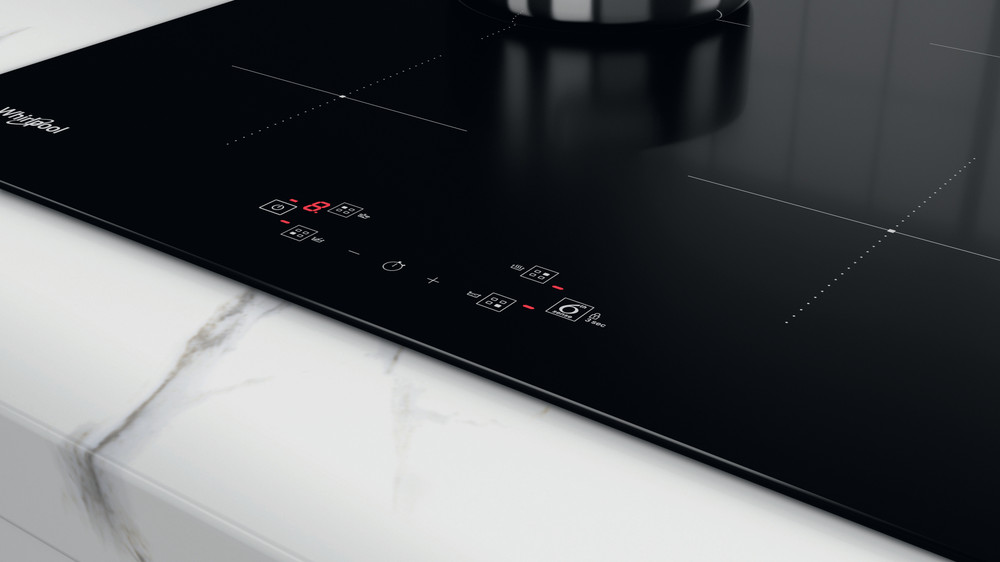 Whirlpool Induction Hob with 6TH SENSE Functions Black 60cm WS Q2160 NE Hotpoint UK Appliances Limited