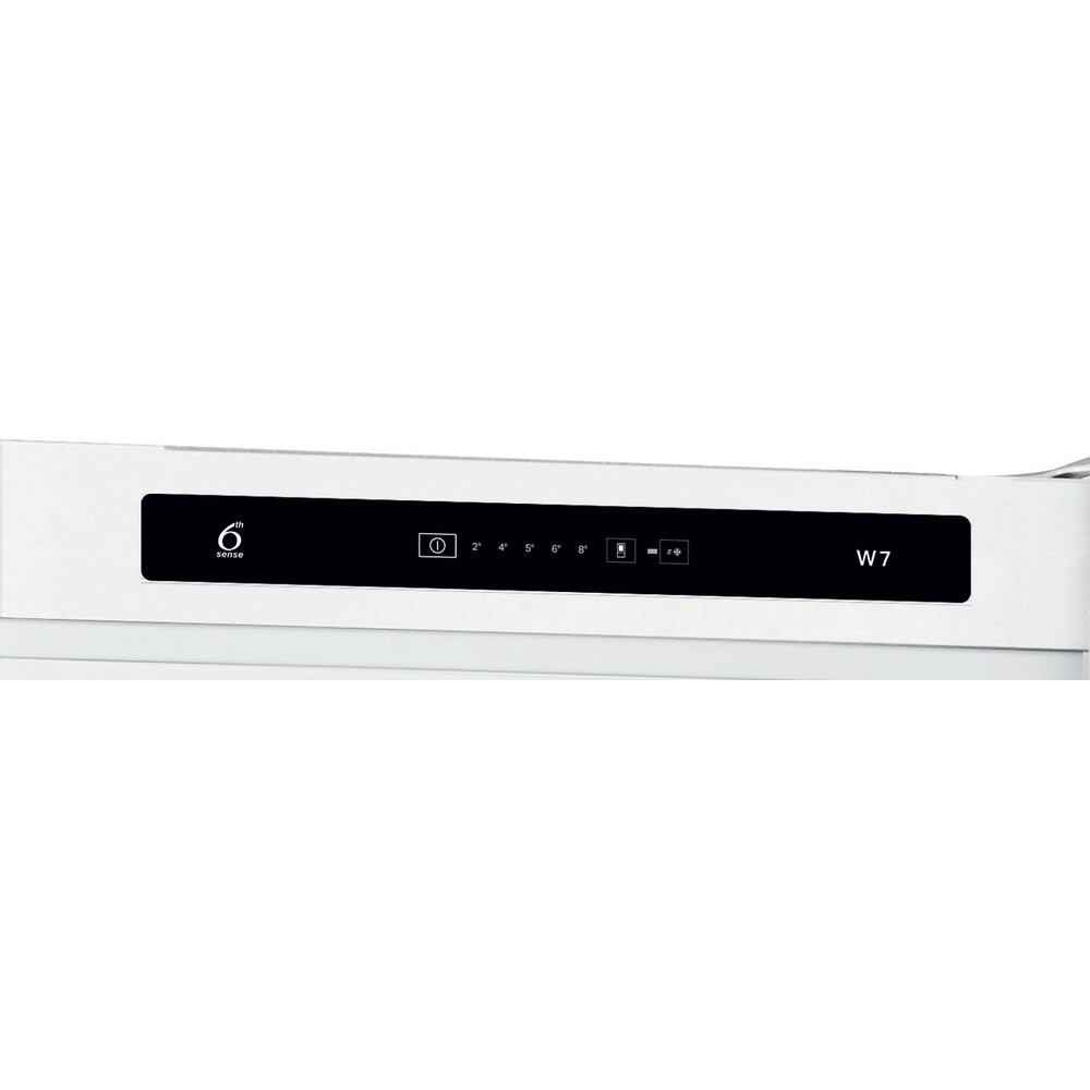 Whirlpool Kombinirani hladnjak Samostojeći W7 811I W Bijela 2 doors Control panel