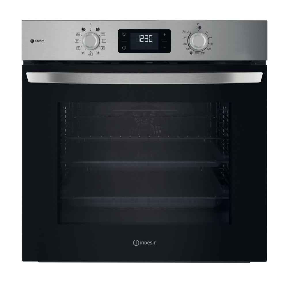Indesit Φούρνος Εντοιχιζόμενο IO 258HS X Ηλεκτρική A+ Frontal