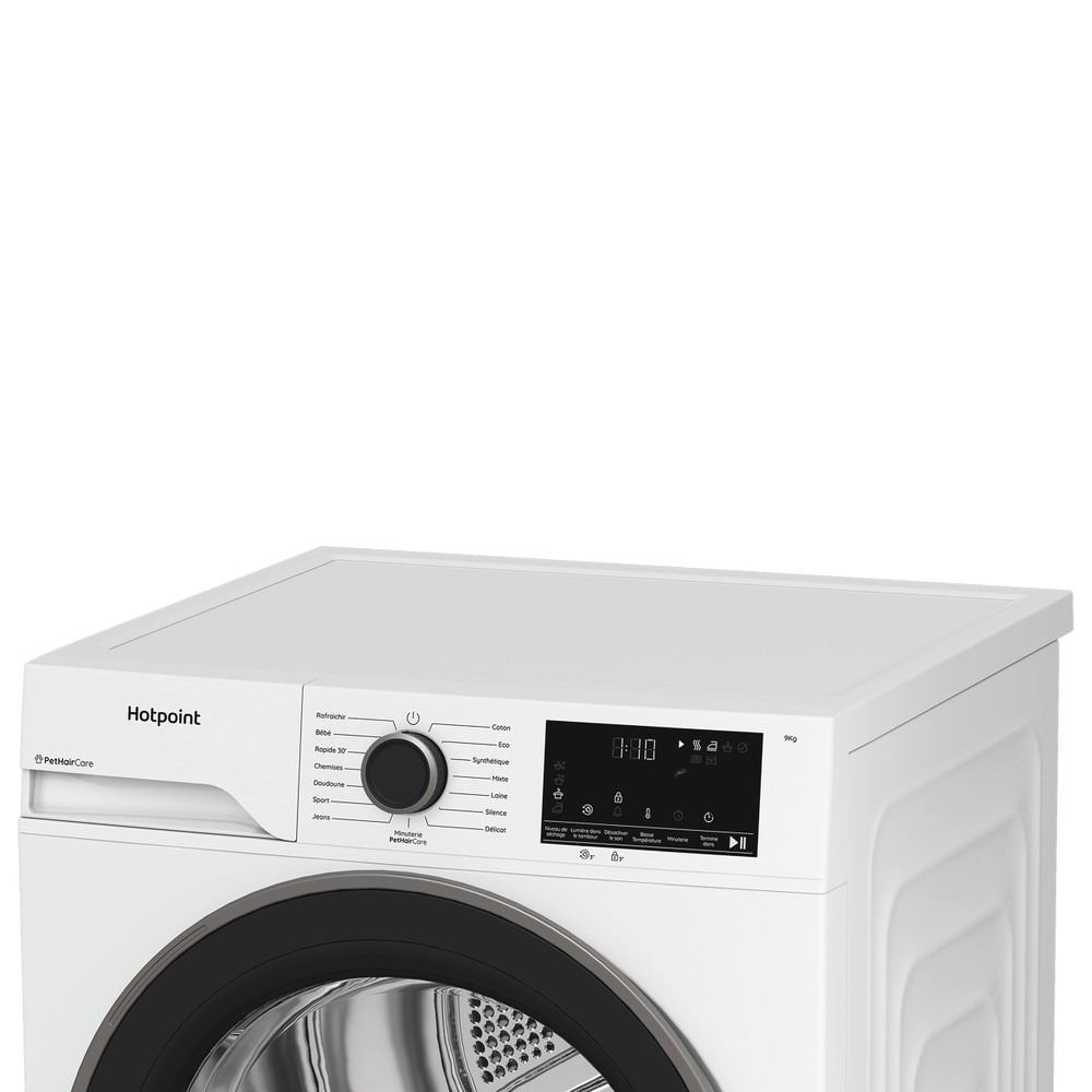 Hotpoint Sèche-linge C HD 94M WBS FR X Blanc Lifestyle control panel