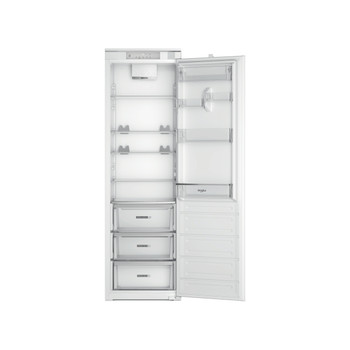 Whirlpool Chladnička Vestavné WHSD18A013D1 Ocel Frontal open