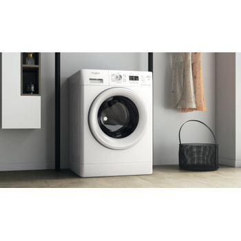 Whirlpool Práčka Voľne stojace FFL 7259 W EE Biela Spredu plnená B Lifestyle perspective