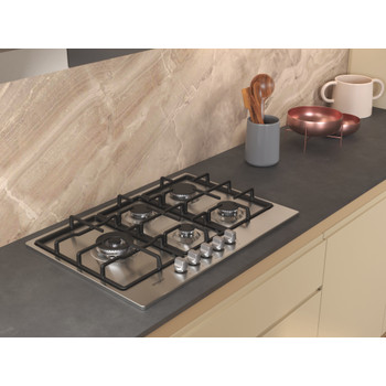 Whirlpool Table de cuisson TGML 761 IX R Inox Gaz Lifestyle perspective