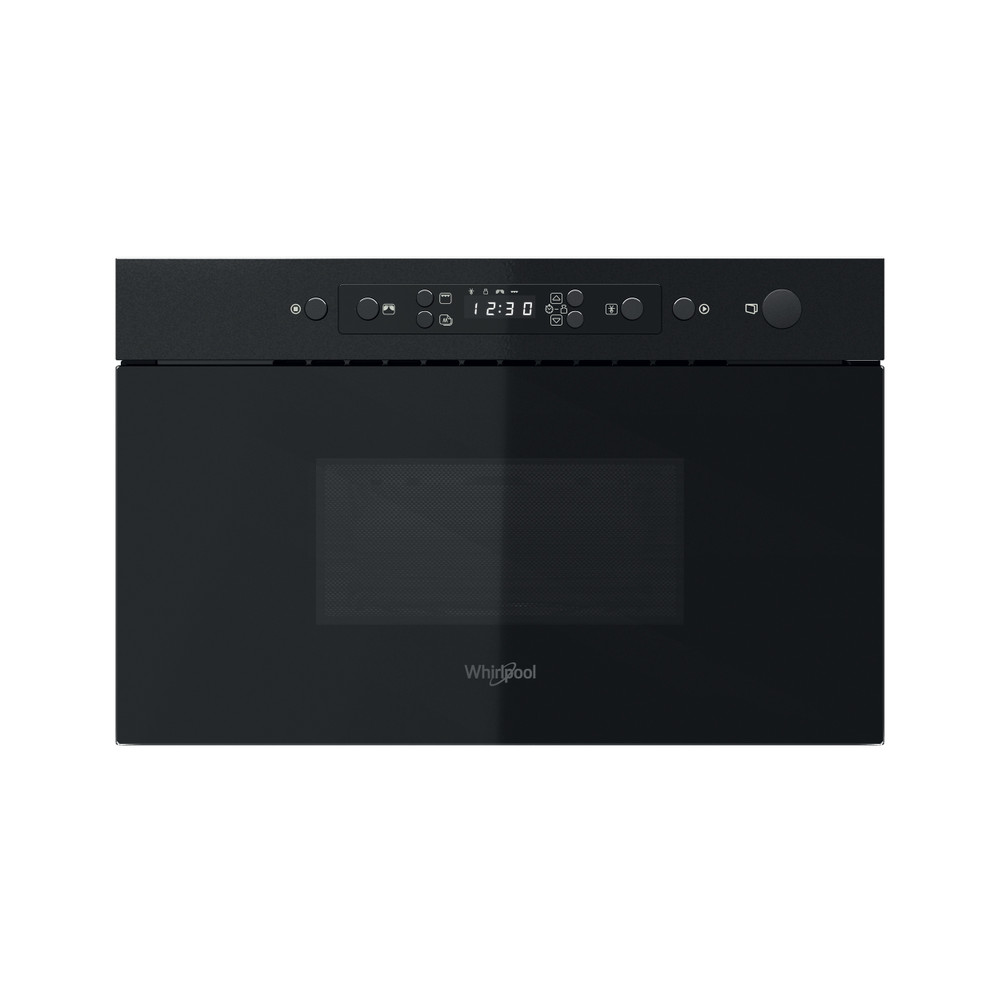 Whirlpool Mikrohullámú sütő Beépíthető MBNA920B Fekete Elektromos 22 Mikrohullám+Grill funkció 750 Frontal