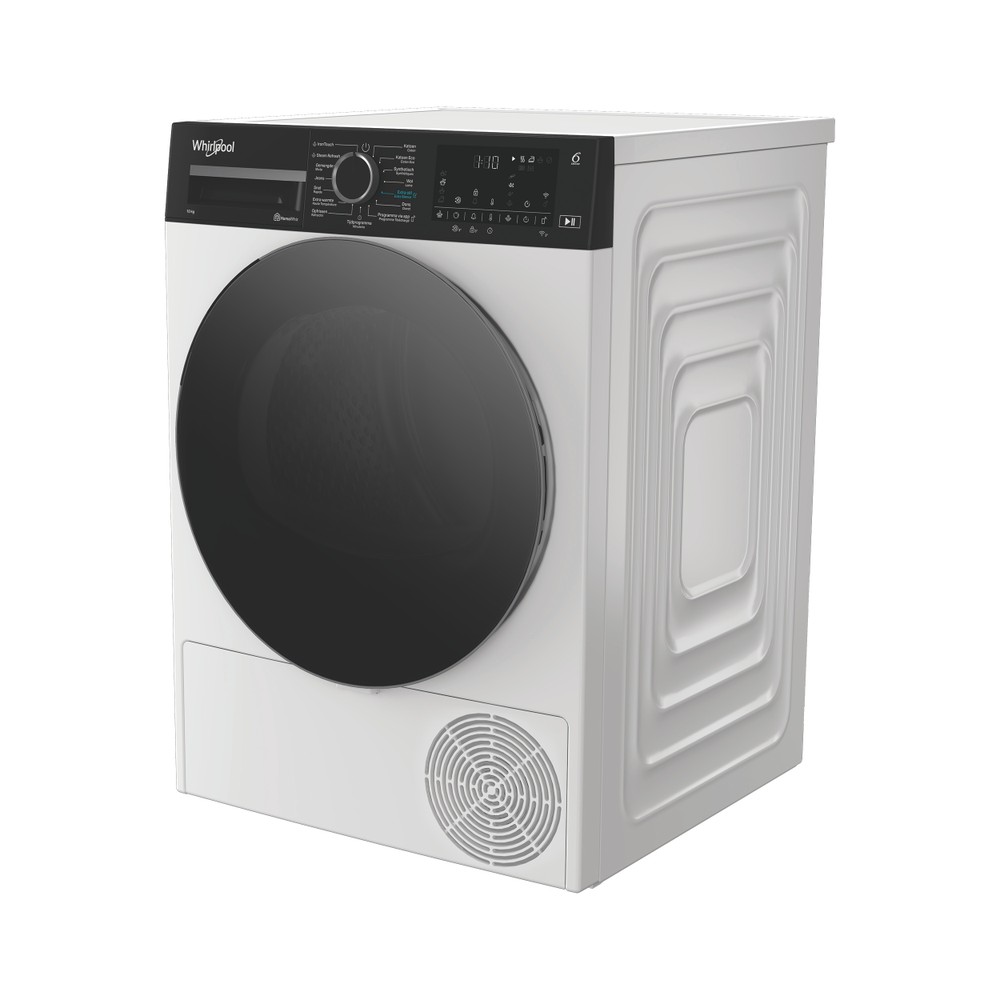 Whirlpool Droogautomaat C WD 105M WBS BE Wit Perspective