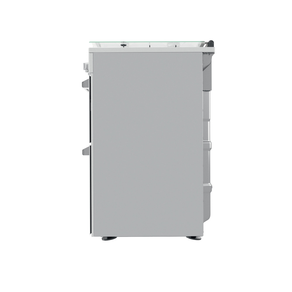 Hotpoint Double Cooker HDM67G0C2CX/U Inox A+ Back / Lateral