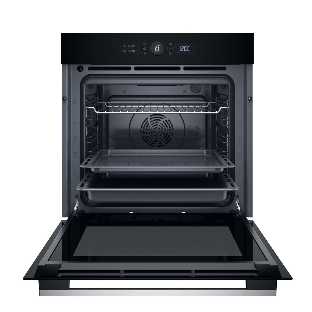 Whirlpool Ugn Inbyggda WOI5S8HM0SX Elektrisk A+ Frontal open