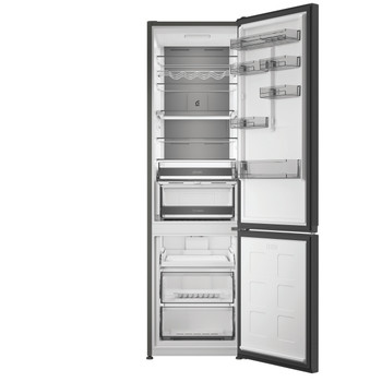 Whirlpool Koel/vriescombinatie Vrijstaand WHK 26413 XBR6EE ARC 764 Manhattan Gray 2 deuren Frontal open