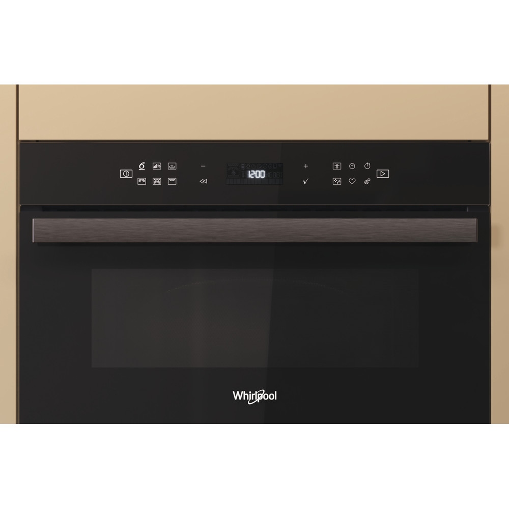 Whirlpool Mikrohullámú sütő Beépíthető AMW 6440 FB Fekete Elektromos 31 Mikrohullám+Grill funkció 1000 Control panel