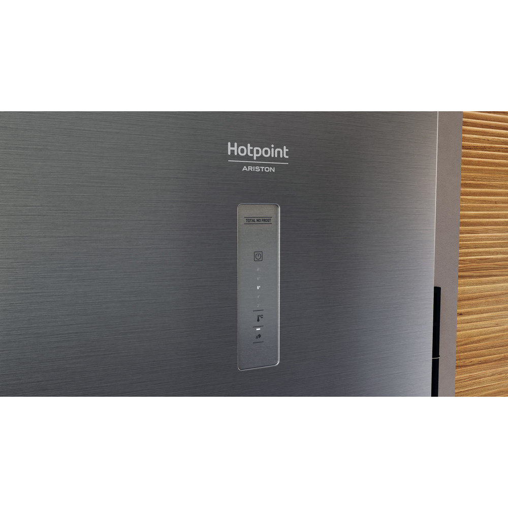Hotpoint_Ariston Combinație frigider-congelator Neincorporabil HAFC8 TO32SX Saturn Steel 2 doors Lifestyle control panel
