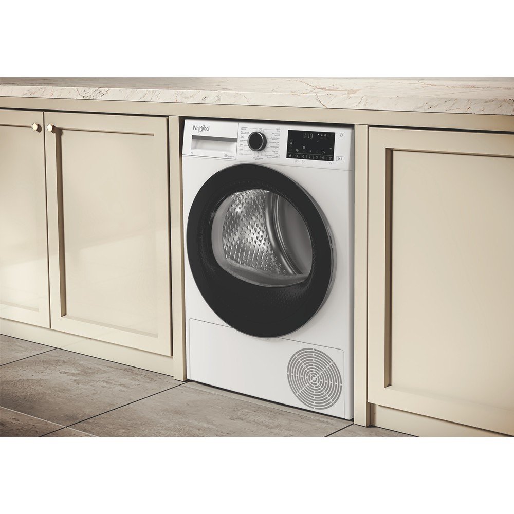 Whirlpool Droger C WD1 94M WBS BE Wit Lifestyle perspective