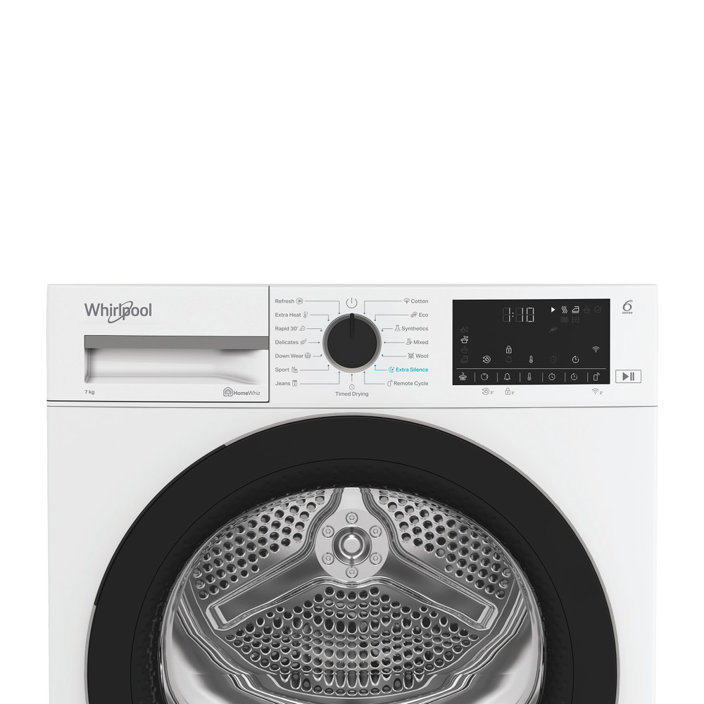 Whirlpool Szárító WPS C7X WBS EE Fehér Control panel