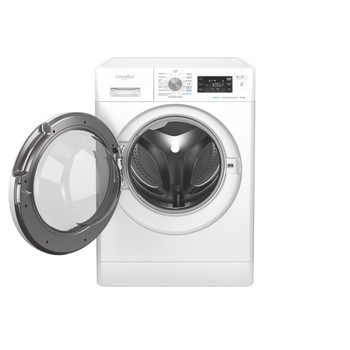 Whirlpool Lavadora Libre instalación FFB 10489 WV SPT Blanco Cargador frontal A Frontal open