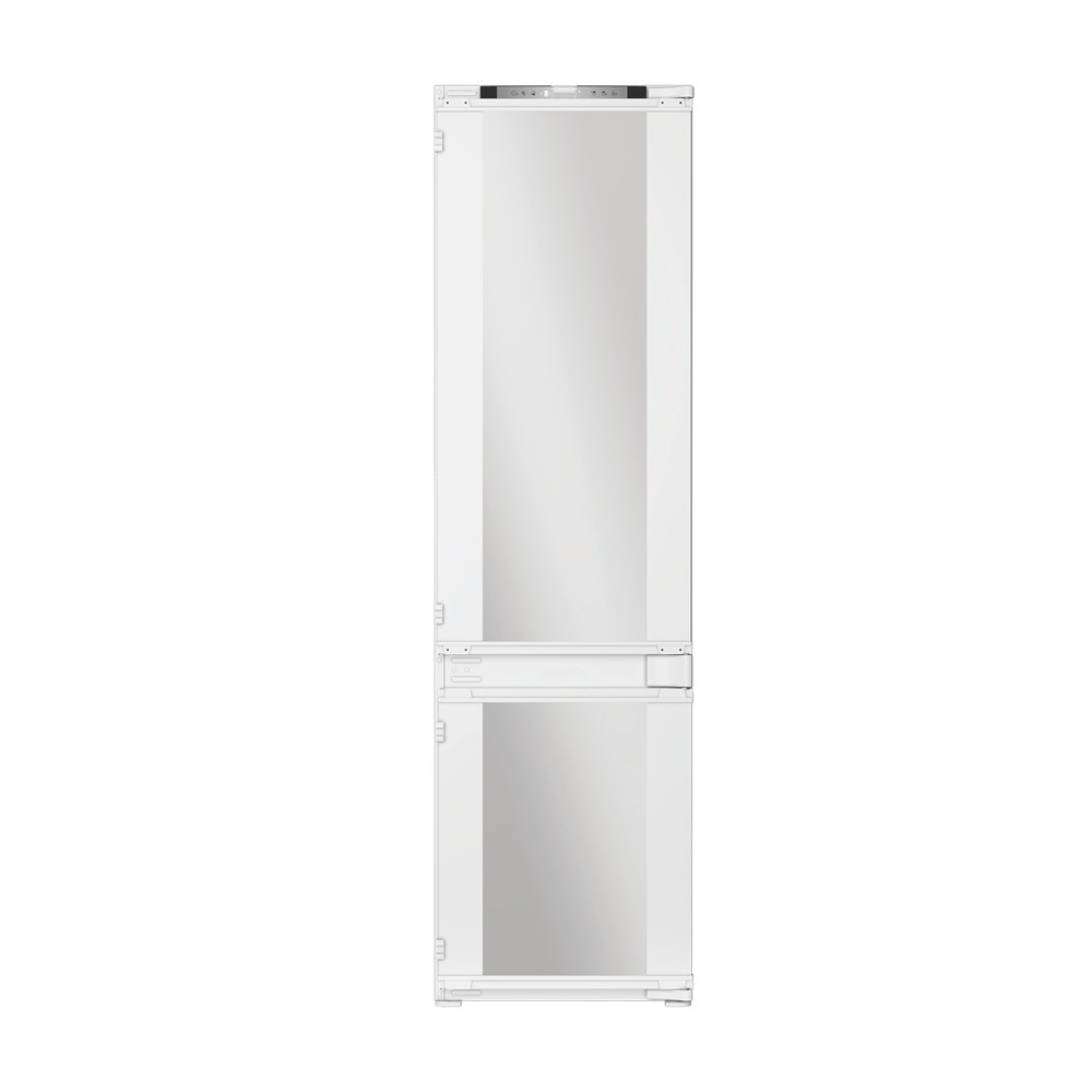 Whirlpool Kombinovaná chladnička s mrazničkou Vstavané WHK2 5323 B5E1 Zinc Metal 2 doors Frontal