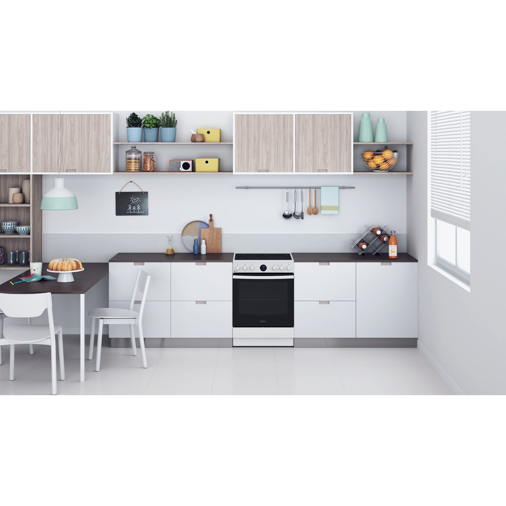 Indesit Plīts IS67V8CHW/E Balts Electrical Lifestyle frontal