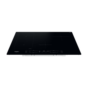 Whirlpool Kookplaat WL B2977 NE Zwart Induction vitroceramic Frontal top down