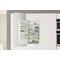 Whirlpool Fridge/freezer combination Built-in WHC18 T111 UK White 2 doors Perspective open