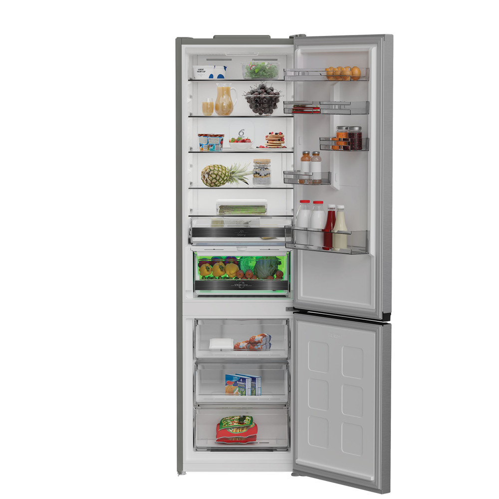Whirlpool Combinación de frigorífico / congelador Libre instalación WHK 22413 X6EE ARC 764 Manhattan Gray 2 doors Lifestyle frontal open