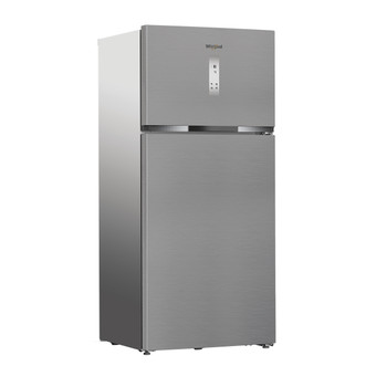 Whirlpool Combiné réfrigérateur congélateur Pose-libre WTMF 836633 XNA Inox 2 portes Perspective