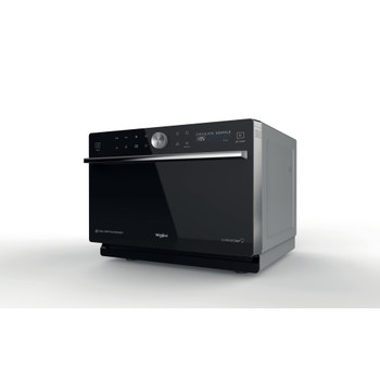 Whirlpool Microgolfoven Vrijstaand MWSC 9133 SB Zilver Elektronisch 33 Combimicrogolfoven 1000 Perspective