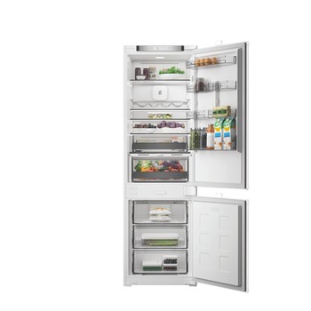 Whirlpool Racitor-congelator combinat Încorporabil WHK2 5292 B4E Zinc Metal 2 doors Lifestyle frontal open