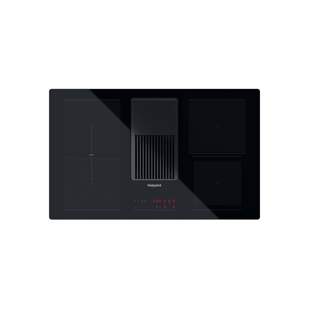 Hotpoint Venting cooktop PVH 92 B K/F KIT Black Frontal