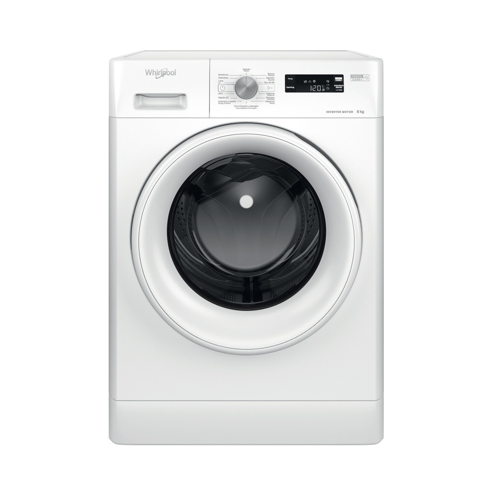 Whirlpool Lavadora Libre instalación FFS 8258 W SP Blanco Cargador frontal B Frontal