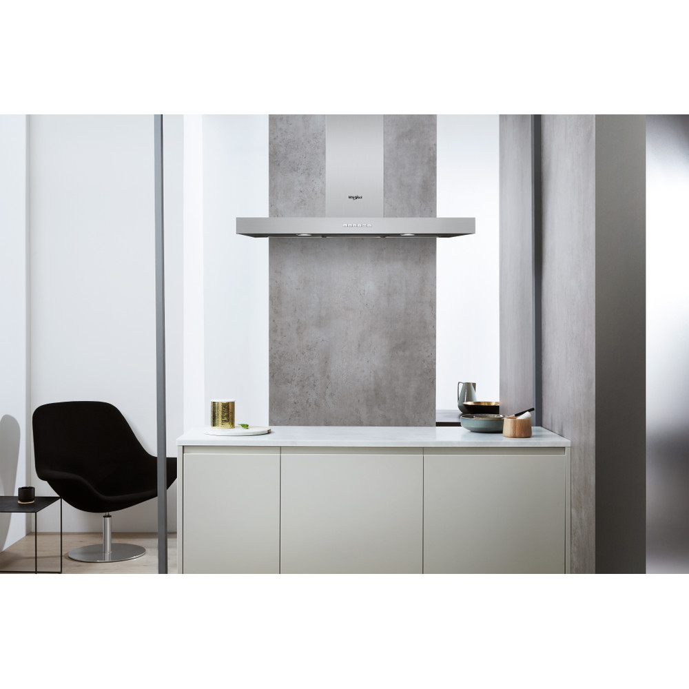 Whirlpool Hood Built-in WHBS 93 F LE X Inox Wall-mounted Electronic Lifestyle frontal