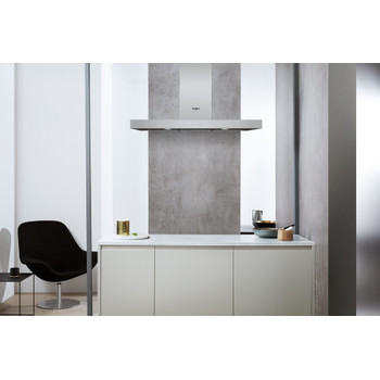 Whirlpool Exaustor Encastre WHBS 93 F LE X Inox Wall-mounted Eletrónico Lifestyle frontal